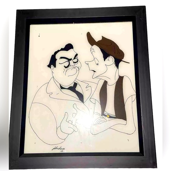 johnhouse Other - Honeymooners Jackie Gleason & Art Carney 2009 Replica Painting